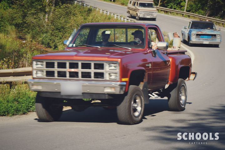 Maroon square body